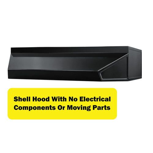 Summit 20" Shell Hood (HSHELL20BK) view 2