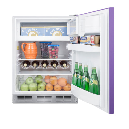 Summit 24" Wide Refrigerator-Freezer, ADA Compliant (BRF611WHPADA) view 5