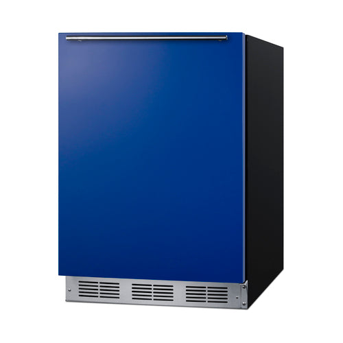 Summit 24" Wide Refrigerator-Freezer, ADA Compliant — Left Hand Door hinge (BRF631BKBADALHD) view 3