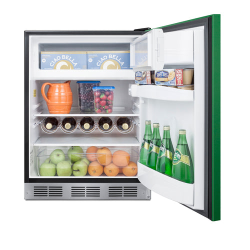 Summit 24" Wide Refrigerator-Freezer (BRF631BKG) view 4