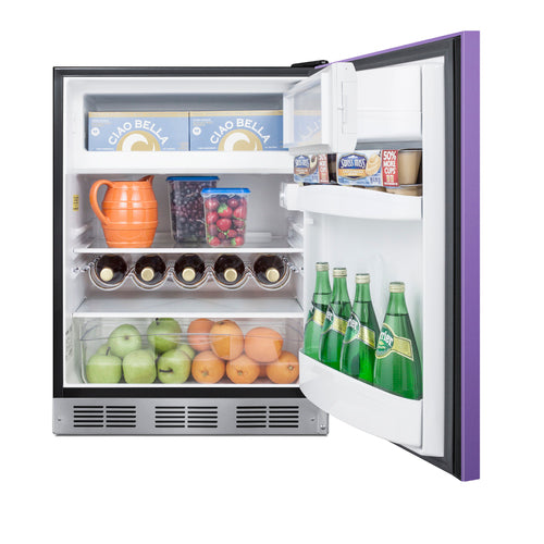 Summit 24" Wide Refrigerator-Freezer, ADA Compliant (BRF631BKPADA) view 5