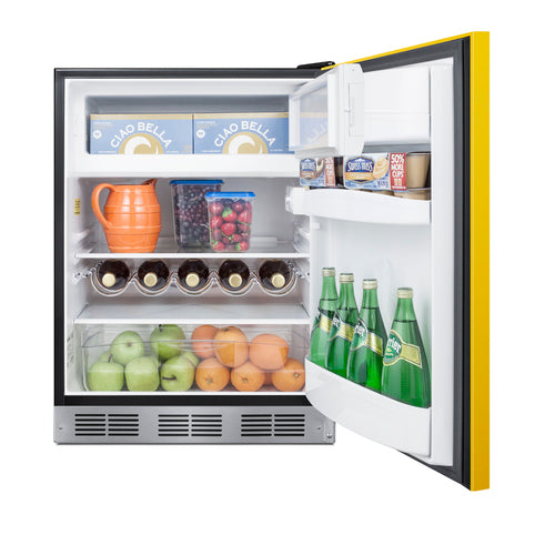 Summit 24" Wide Refrigerator-Freezer, ADA Compliant (BRF631BKYADA) view 5