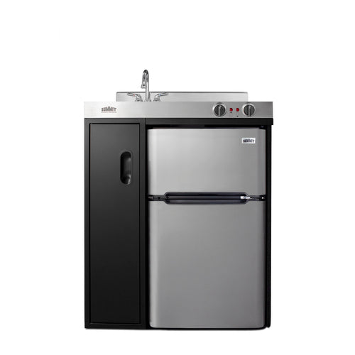 Summit 30" Wide All-In-One Kitchenette (C30ELBK)