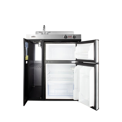 Summit 30" Wide All-In-One Kitchenette (C30ELBK) view 4