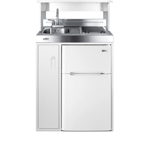Summit 30" Wide All-In-One Kitchenette (C30ELGLASS) view 6