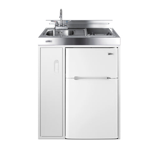 Summit 30" Wide All-In-One Kitchenette (C30ELGLASS)
