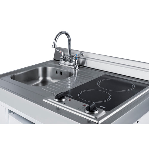 Summit 30" Wide All-In-One Kitchenette (C30ELGLASS) view 4