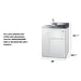 Summit 30" Wide All-In-One Kitchenette (C30IND) view 6