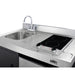 Summit 39" Wide All-In-One Kitchenette (C39ELGLASSBK) view 6