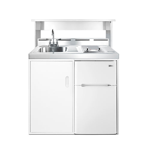 Summit 39" Wide All-In-One Kitchenette (C39ELGLASS) view 5