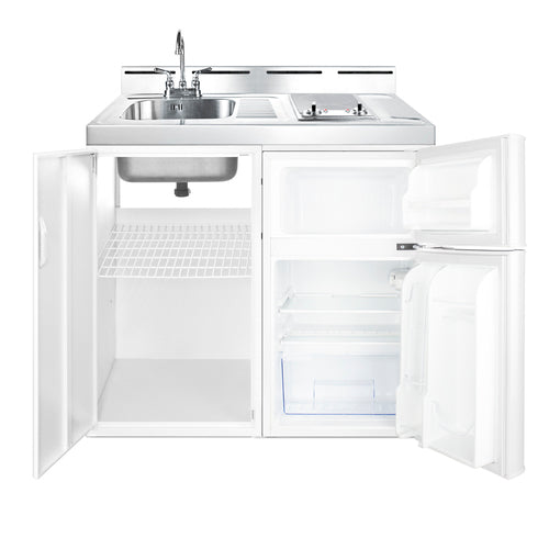 Summit 39" Wide All-In-One Kitchenette (C39ELGLASS) view 3