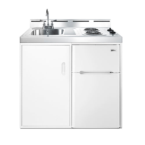Summit 39" Wide All-In-One Kitchenette (C39EL)