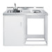 Summit 48" Wide All-In-One Kitchenette (Refrigerator Not Included) (C48ELGLASSNR)