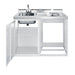 Summit 48" Wide All-In-One Kitchenette (Refrigerator Not Included) (C48ELGLASSNR) view 2