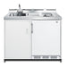 Summit 48" Wide Mobile All-In-One Kitchenette, No Plumbing Needed (C48ELGLASSPUMPMB) view 6