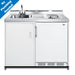 Summit 48" Wide Mobile All-In-One Kitchenette, No Plumbing Needed (C48ELGLASSPUMPMB) view 5