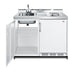 Summit 48" Wide Mobile All-In-One Kitchenette, No Plumbing Needed (C48ELGLASSPUMPMB) view 2