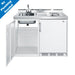 Summit 48" Wide All-In-One Kitchenette, No Plumbing Needed (C48ELGLASSPUMP) view 3