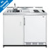 Summit 48" Wide Mobile All-In-One Kitchenette, No Plumbing Needed (C48ELPUMPMB) view 5