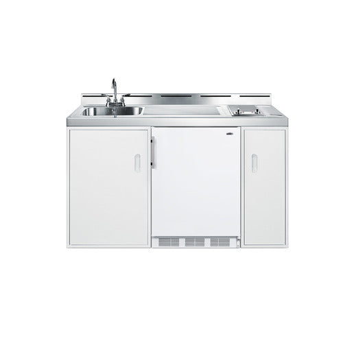 Summit 60" Wide All-In-One Kitchenette (C60ELGLASS)