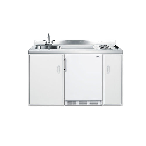 Summit 60" Wide All-In-One Kitchenette (C60EL)