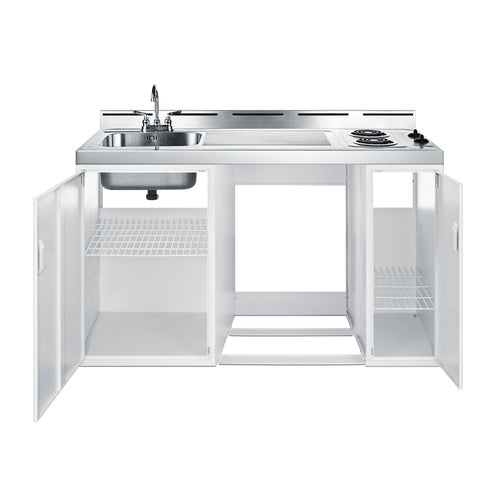 Summit 60" Wide All-In-One Kitchenette (Refrigerator Not Included) (C60ELNR) view 2