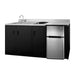 Summit 72" Wide All-In-One Kitchenette, ADA Counter Height (CK72ADASINKL) view 3