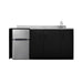 Summit 72" Wide All-In-One Kitchenette, ADA Counter Height (CK72ADASINKR) view 2