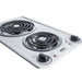 Summit 12" Wide 115V 2-Burner Coil Cooktop (CCE211WH) view 3