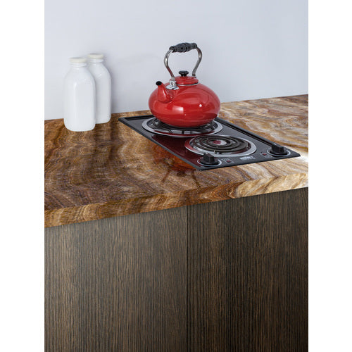 Summit 12" Wide 115V 2-Burner Coil Cooktop (CCE212BL) view 2