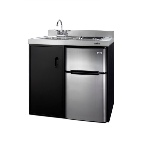 Summit 36" Wide All-In-One Kitchenette (CK36ELGLASS) view 4