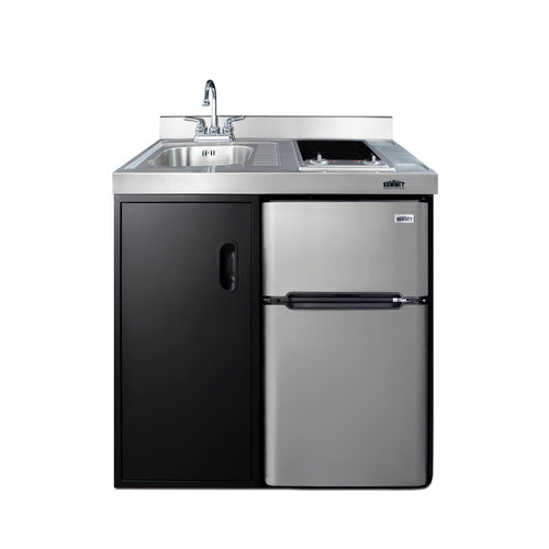 Summit 36" Wide All-In-One Kitchenette (CK36ELGLASS) view 2