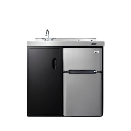 Summit 36" Wide All-In-One Kitchenette (CK36ELGLASS)