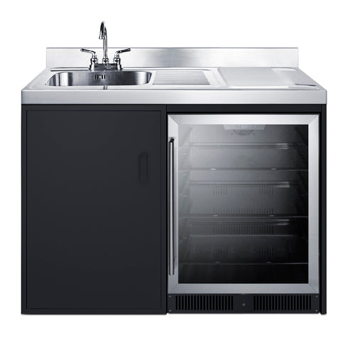 Summit 48" Wide All-In-One Kitchenette (CK48NCSINKL)