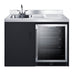 Summit 48" Wide All-In-One Kitchenette (CK48NCSINKL)