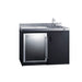 Summit 48" Wide All-In-One Kitchenette (CK48NCSINKR) view 2