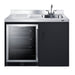Summit 48" Wide All-In-One Kitchenette (CK48NCSINKR)