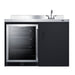 Summit 48" Wide All-In-One Kitchenette (CK48NCSINKR) view 4