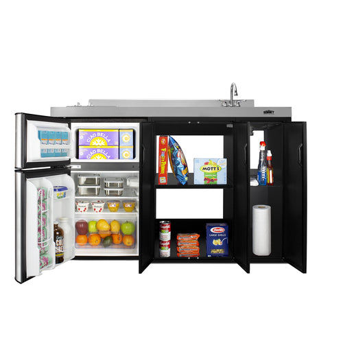 Summit 54" Wide All-In-One Kitchenette (CK54SINKR) view 5
