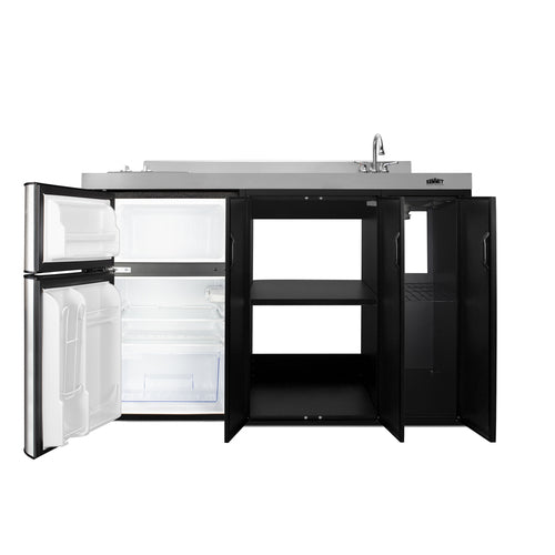 Summit 54" Wide All-In-One Kitchenette (CK54SINKR) view 4