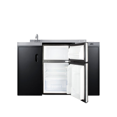 Summit 54" Wide All-In-One Kitchenette, ADA Counter Height (CK55ADASINKL) view 5
