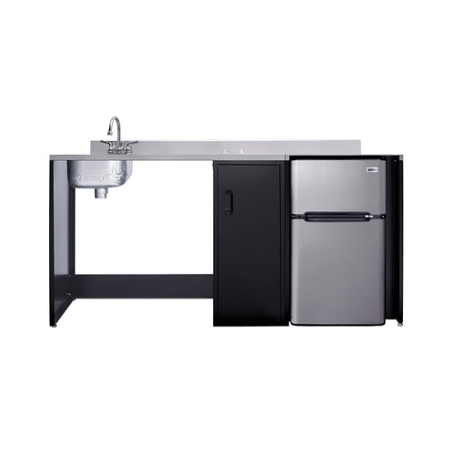 Summit 72" Wide Barrier-Free All-In-One Kitchenette, ADA-Compliant (CK72ADALBF) view 5