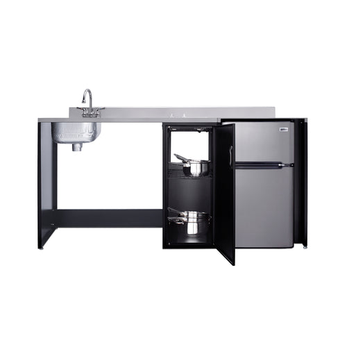 Summit 72" Wide Barrier-Free All-In-One Kitchenette, ADA-Compliant (CK72ADALBF) view 6