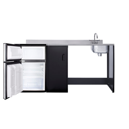 Summit 72" Wide Barrier-Free All-In-One Kitchenette, ADA-Compliant (CK72ADARBFNCK) view 5