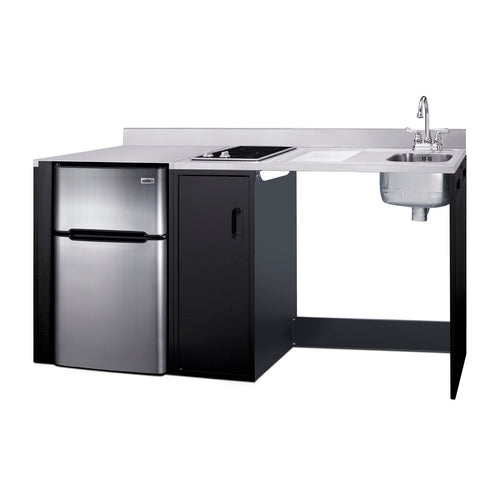 Summit 72" Wide Barrier-Free All-In-One Kitchenette, ADA-Compliant (CK72ADARBF) view 5
