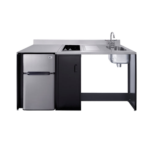 Summit 72" Wide Barrier-Free All-In-One Kitchenette, ADA-Compliant (CK72ADARBF)