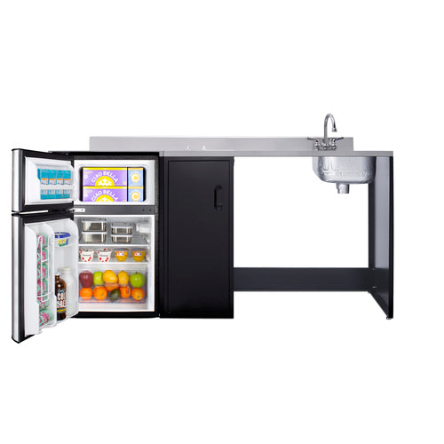 Summit 72" Wide Barrier-Free All-In-One Kitchenette, ADA-Compliant (CK72ADARBF) view 3