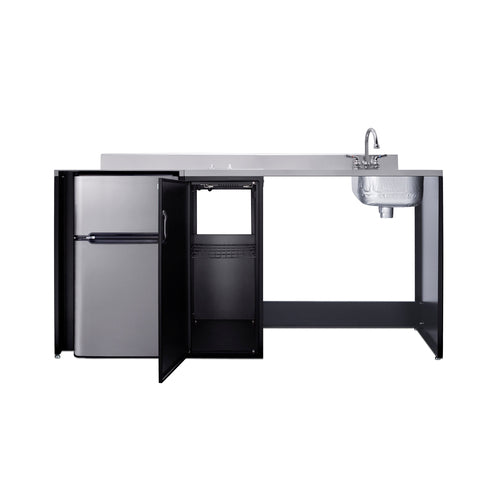 Summit 72" Wide Barrier-Free All-In-One Kitchenette, ADA-Compliant (CK72ADARBF) view 2