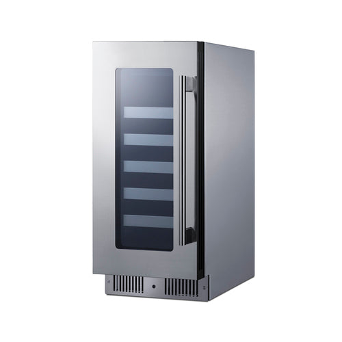 Summit 15" Wide Built-In Wine Cellar (CL155WC1CSSLHD) view 2