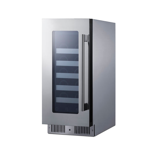 Summit 15" Wide Built-In Wine Cellar (CL155WC1CSSLHD)